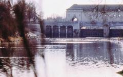 Oberföhring weir in Munich