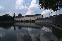 Oberföhring dam from the south