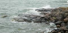 Rocks in Suomenlinna fortress