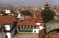 Kathmandu cityscape view from the Nine-storey Palace