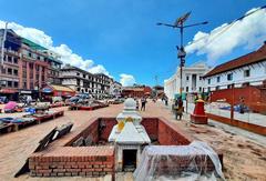 Reconstructed Gaddi Baithak and 9-floor palace in Basantapur, Kathmandu