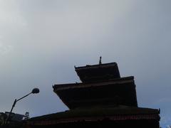 Kathmandu Hanumandhoka Dhoka Palace Area with traditional Nepalese architecture