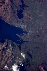 Galway, Ireland viewed from the International Space Station in afternoon sun