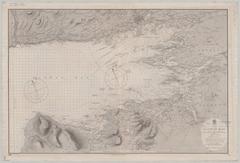 Nautical chart of Galway Bay on the west coast of Ireland, published in 1850