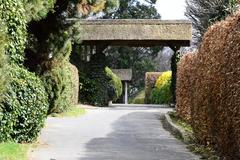 Entrance to the Roman Garden in Hamburg