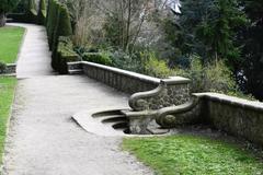 Steps in the Roman Garden in Hamburg