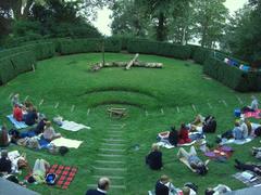 Römischer Garten in Hamburg during a performance of Shakespeare's The Tempest