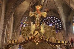 Interior view of La Catedral-Basílica de Santa María in Palma de Mallorca