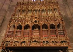 Interior view of La Catedral-Basílica de Santa María in Palma