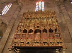 Interior of the Catedral-Basílica de Santa María in Palma de Mallorca