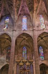 Interior of Catedral-Basílica de Santa María in Palma