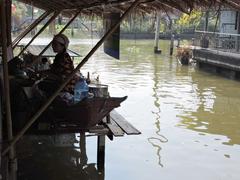 Khlong Chak Phra waterway in Taling Chan, Bangkok, Thailand