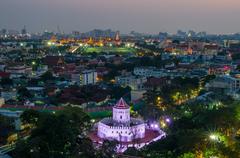 Pom Phra Sumen monument in Thailand