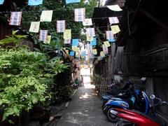 Inside view of Mahakan Fort, Bangkok