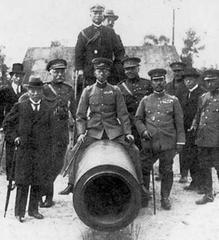 Crown Prince Hirohito at Dunkirk, France in 1921