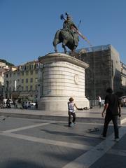 statue of King John I in Lisbon