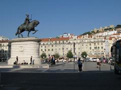 Lisbon Praça da Figueira square in 2007