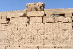 Karnak temple of Amun-Ra Hieroglyphics