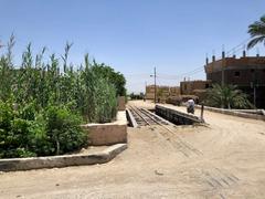 Aswan Western Agricultural Road in Luxor, Egypt