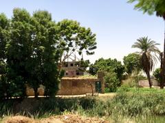 Aswan Western Agricultural Road in Luxor, Egypt