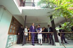 U.S. Secretary of State John Kerry in Dhaka at historic address spot