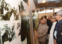 The President, Shri Pranab Mukherjee visiting the Bangabandhu Memorial Museum in Dhaka, Bangladesh on March 4, 2013