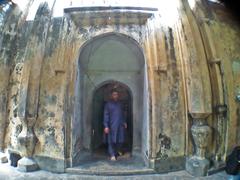 Musa Khan Mosque east side door in Bangladesh