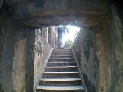 entrance steps of Musa Khan Mosque in Bangladesh