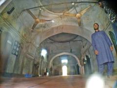 Interior view of Musa Khan Mosque in Bangladesh