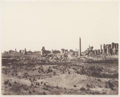 Karnak temple ruins from the northeast