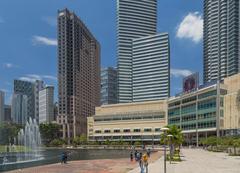 KLCC Park and Suria KLCC in Kuala Lumpur, Malaysia