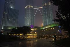 Kuala Lumpur cityscape with Petronas Towers