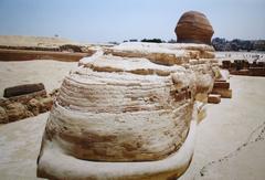 Digital copy of print of the Great Sphinx of Giza taken in June 2002