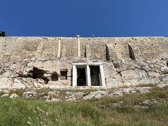 Acropolis of Athens with historical ruins and Parthenon under a clear sky