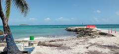 Scenic view of San Andrés island in Colombia