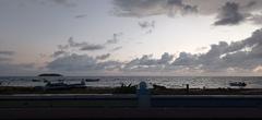 San Andrés island in Colombia with a beautiful beach and boats in the water