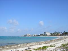 Panoramic view of the Hotel Zone in Cancun