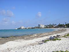 Panoramic view of Hotel Zone in Cancun