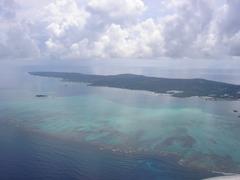 Aerial view of Isla de San Andres