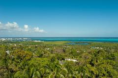 Panoramic view of San Andrés Island from La Loma neighborhood