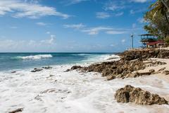 Punta Sur coastline with rocky shores and clear blue waters