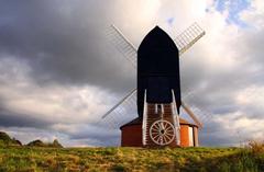 rear view of restored Brill Windmill