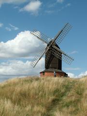 Historic Brill Windmill in a field