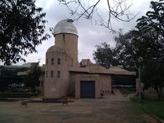 Jawaharlal Nehru Planetarium building with clear blue sky