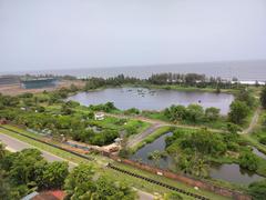 View from Vypin Lighthouse overlooking the sea and coastal landscape