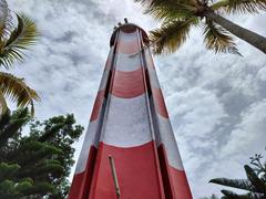 Vypin Lighthouse in Kerala, India, on a sunny day