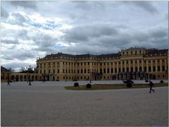 Schloss Schönbrunn in Vienna, aerial view