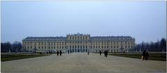 Schloss Schönbrunn in Vienna during winter