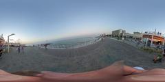 360-degree view of Pesaro, a coastal city in Italy