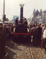 first steam locomotive in Germany Adler front view